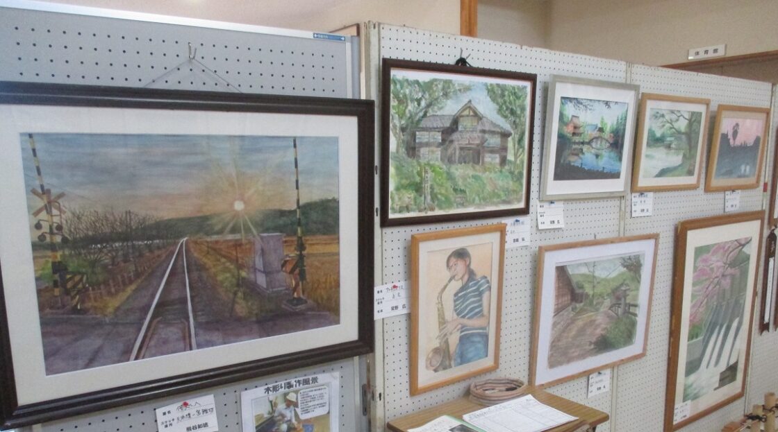 男衆五人展」（水彩画・木彫） – 磐田市文化協会