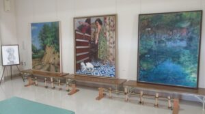 鶴田春男絵画展